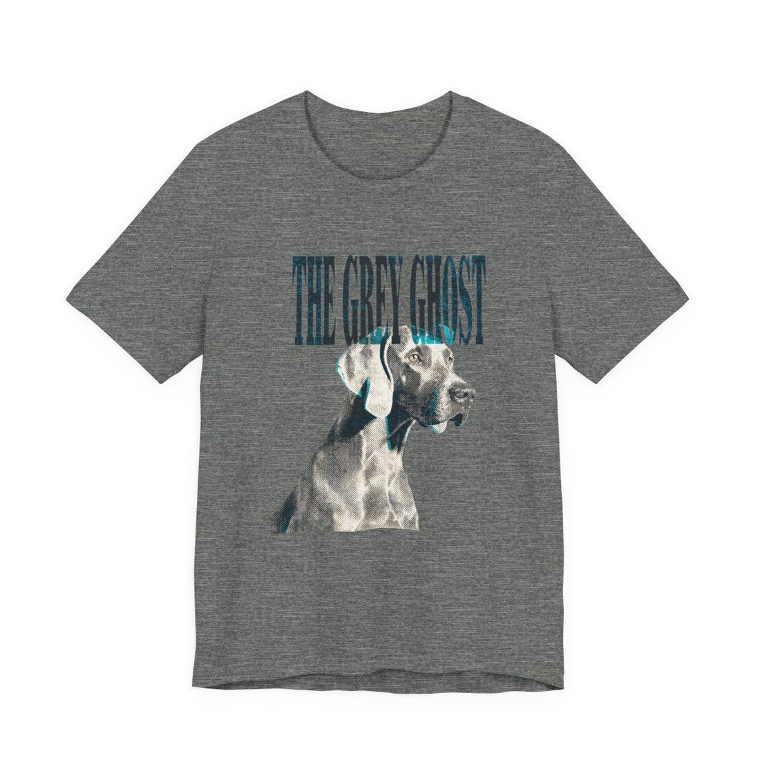 Deep Heather — Front | Weimaraner 'The Grey Ghost' Tee