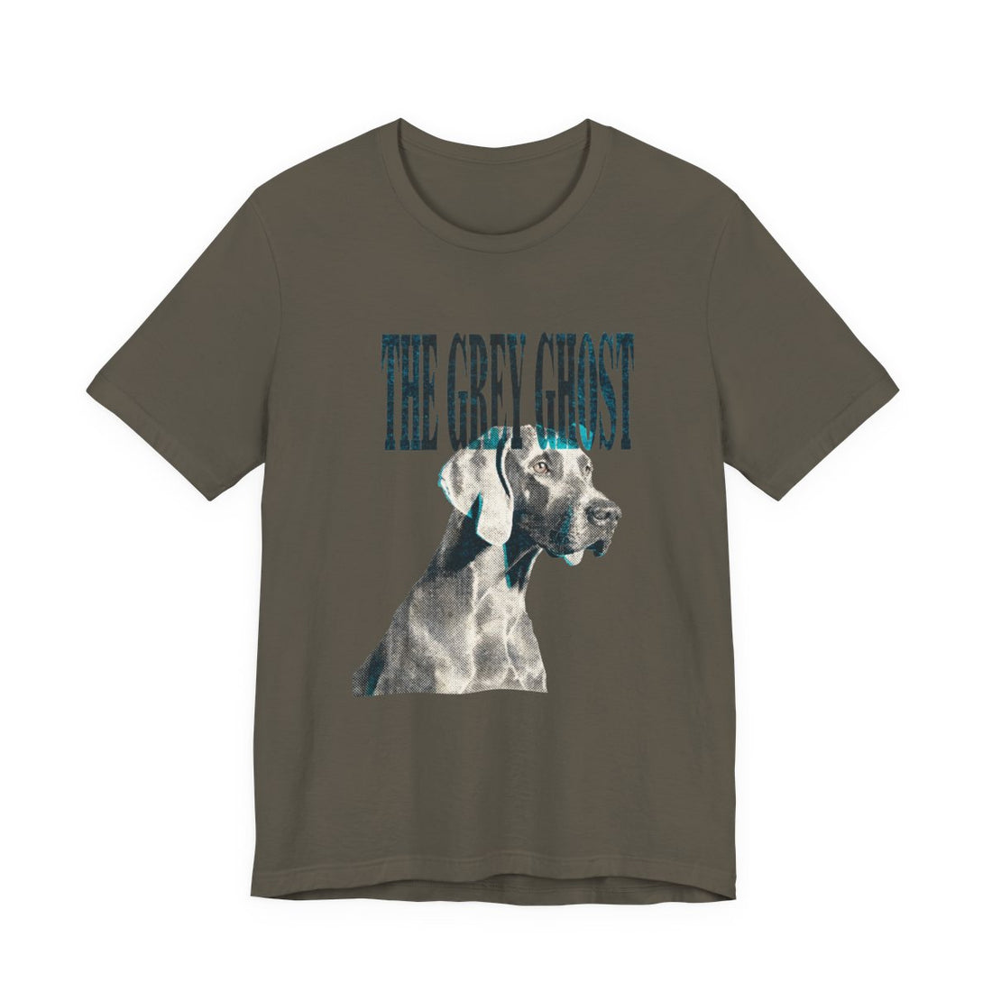 Army — Front | Weimaraner 'The Grey Ghost' Tee