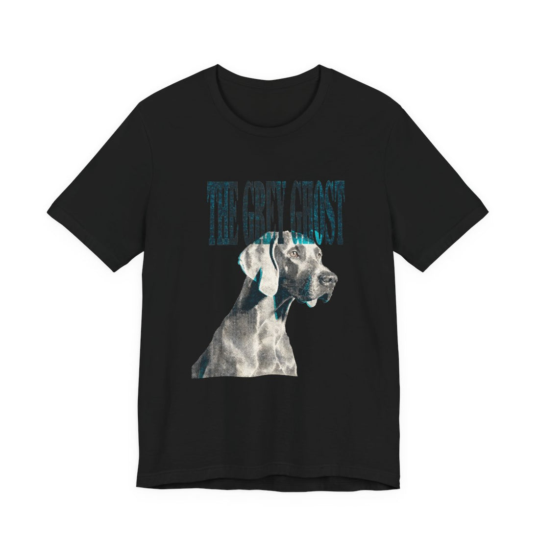 Black — Front | Weimaraner 'The Grey Ghost' Tee