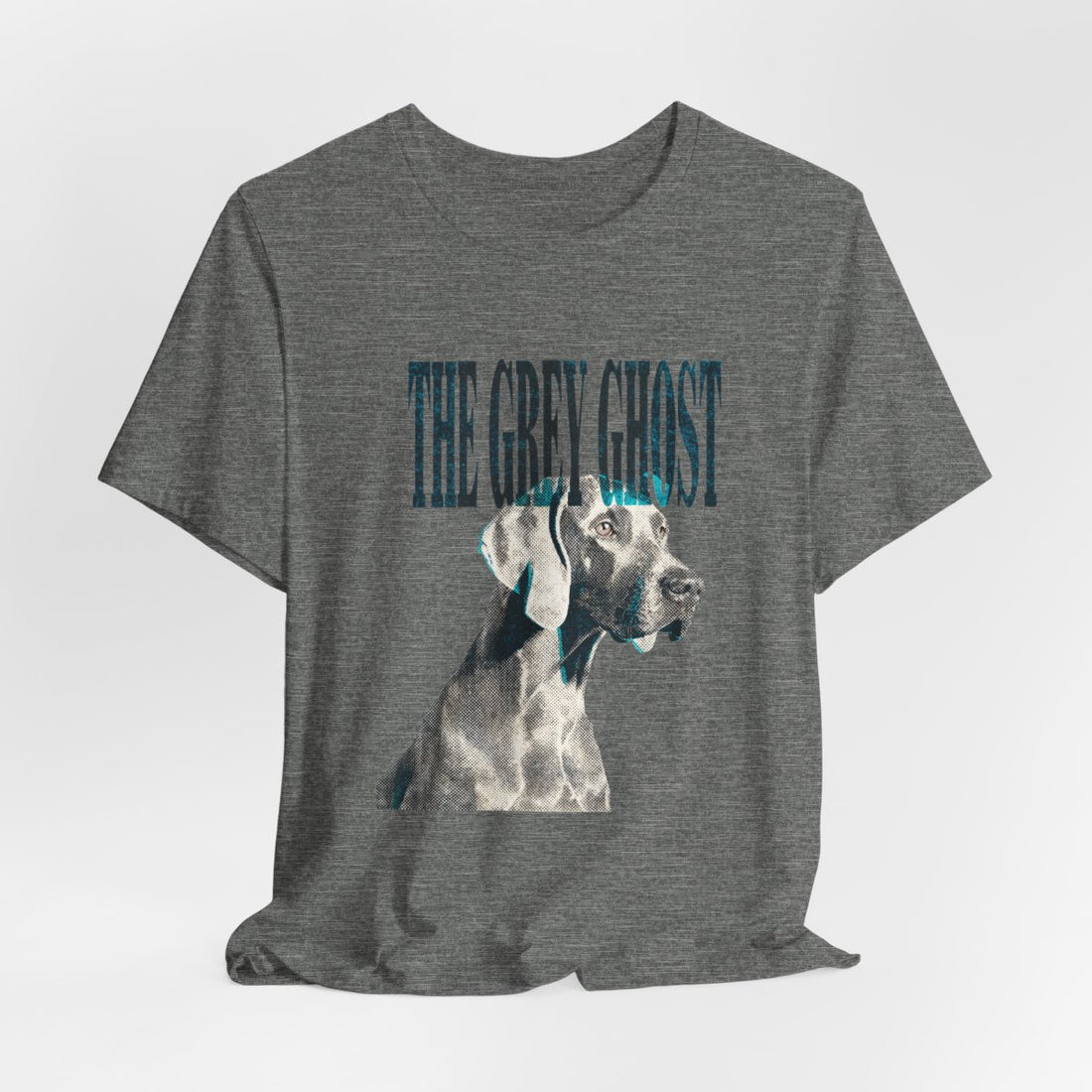 Deep Heather — Hanging | Weimaraner 'The Grey Ghost' Tee