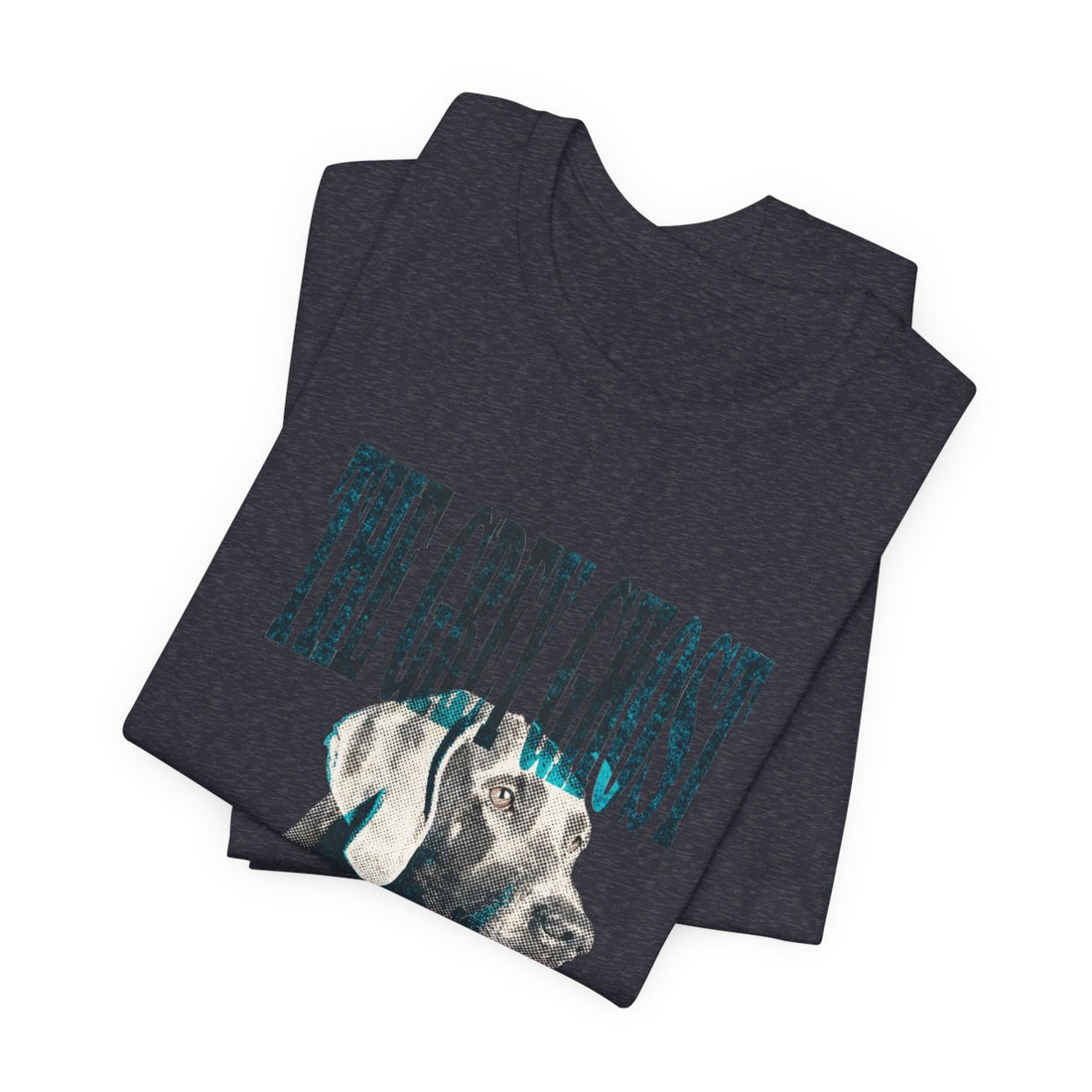 Heather Navy — Folded | Weimaraner 'The Grey Ghost' Tee