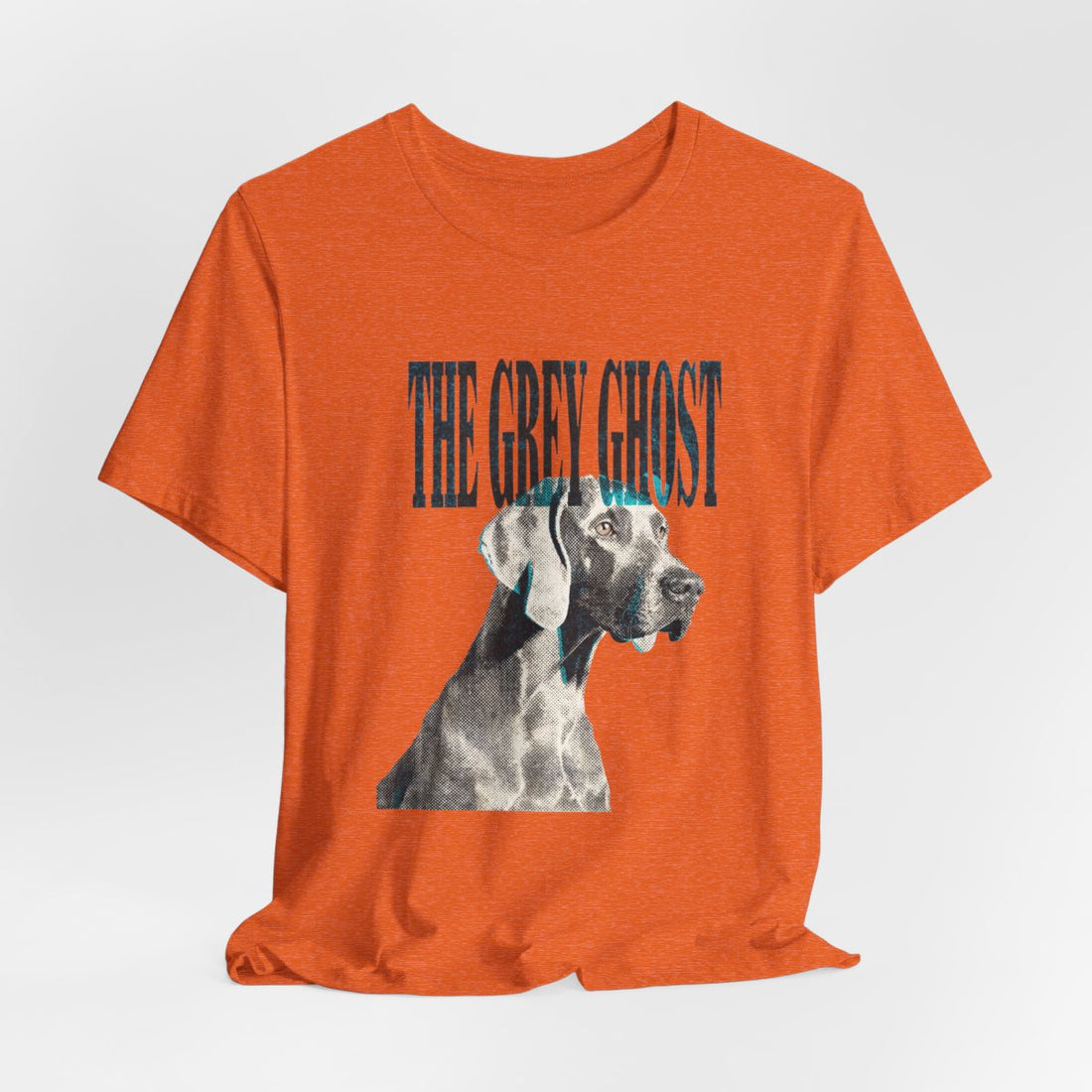 Heather Orange — Hanging | Weimaraner 'The Grey Ghost' Tee