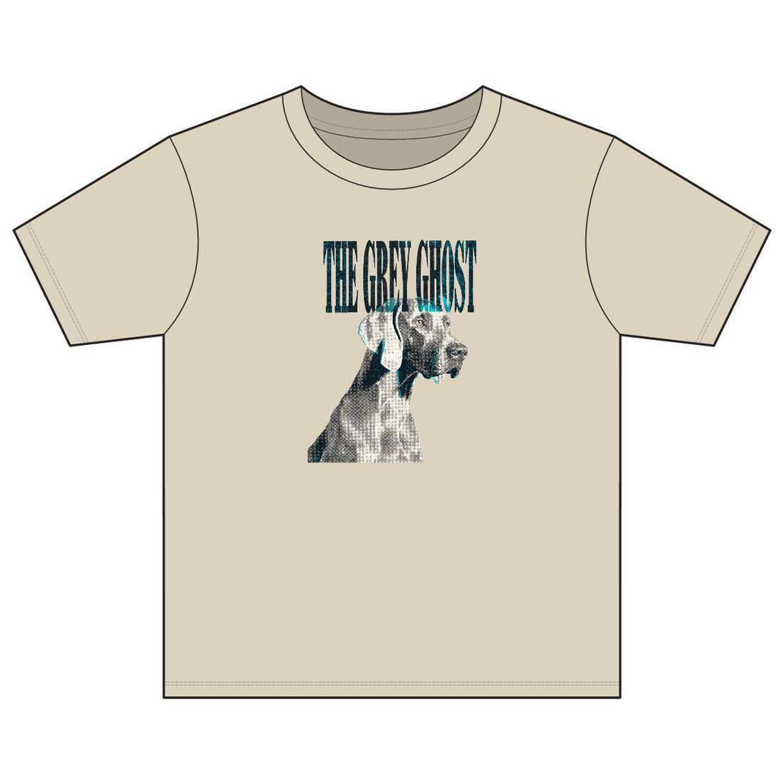 Sand — Front | Weimaraner 'The Grey Ghost' Youth Tee