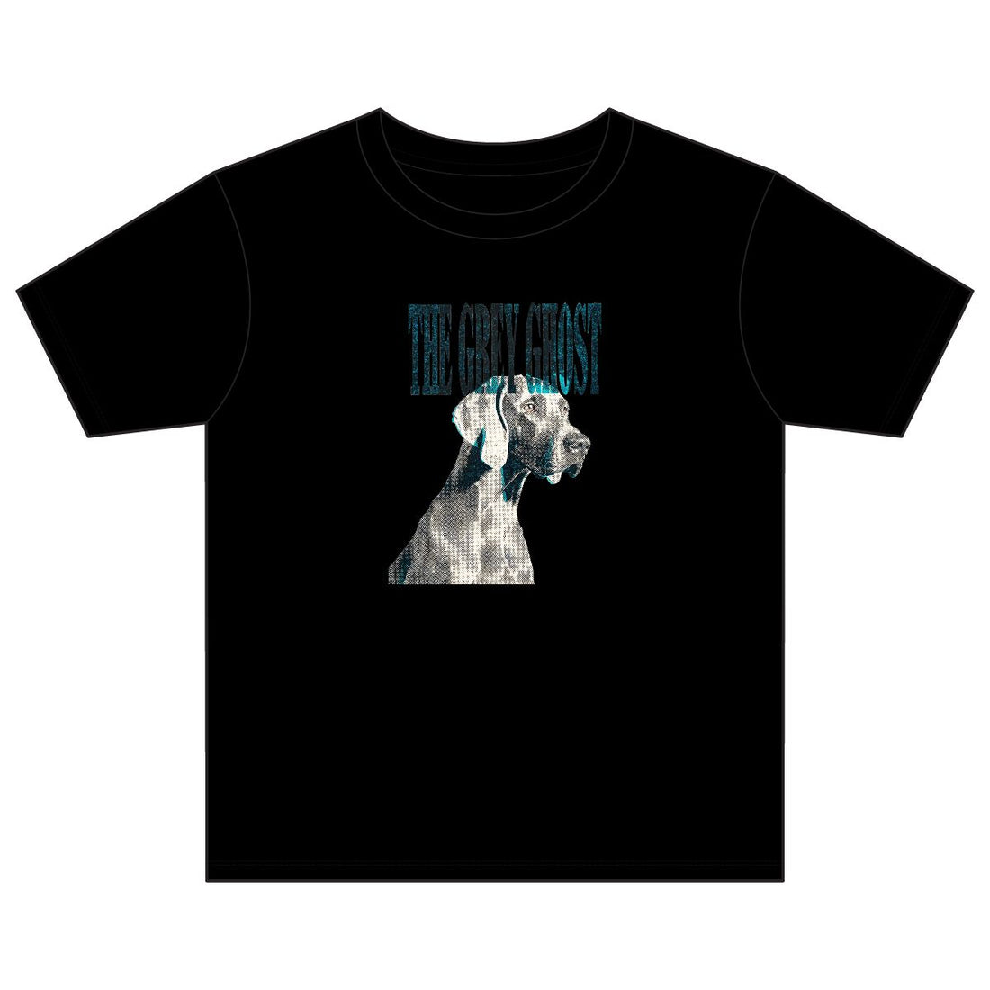 Black — Front | Weimaraner 'The Grey Ghost' Youth Tee