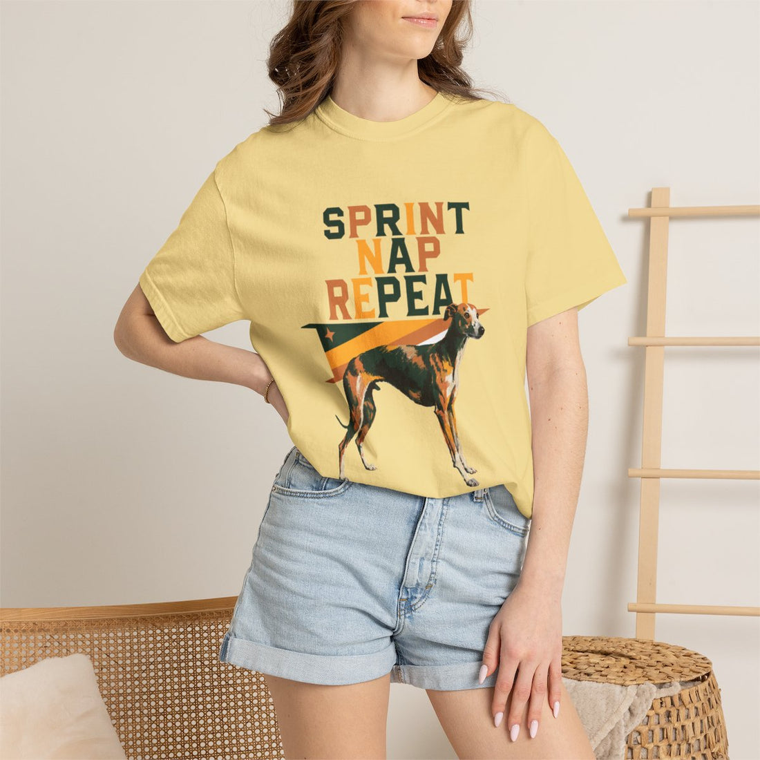 Butter — Lifestyle | Whippet 'Sprint Nap Repeat' Garment-Dyed Tee