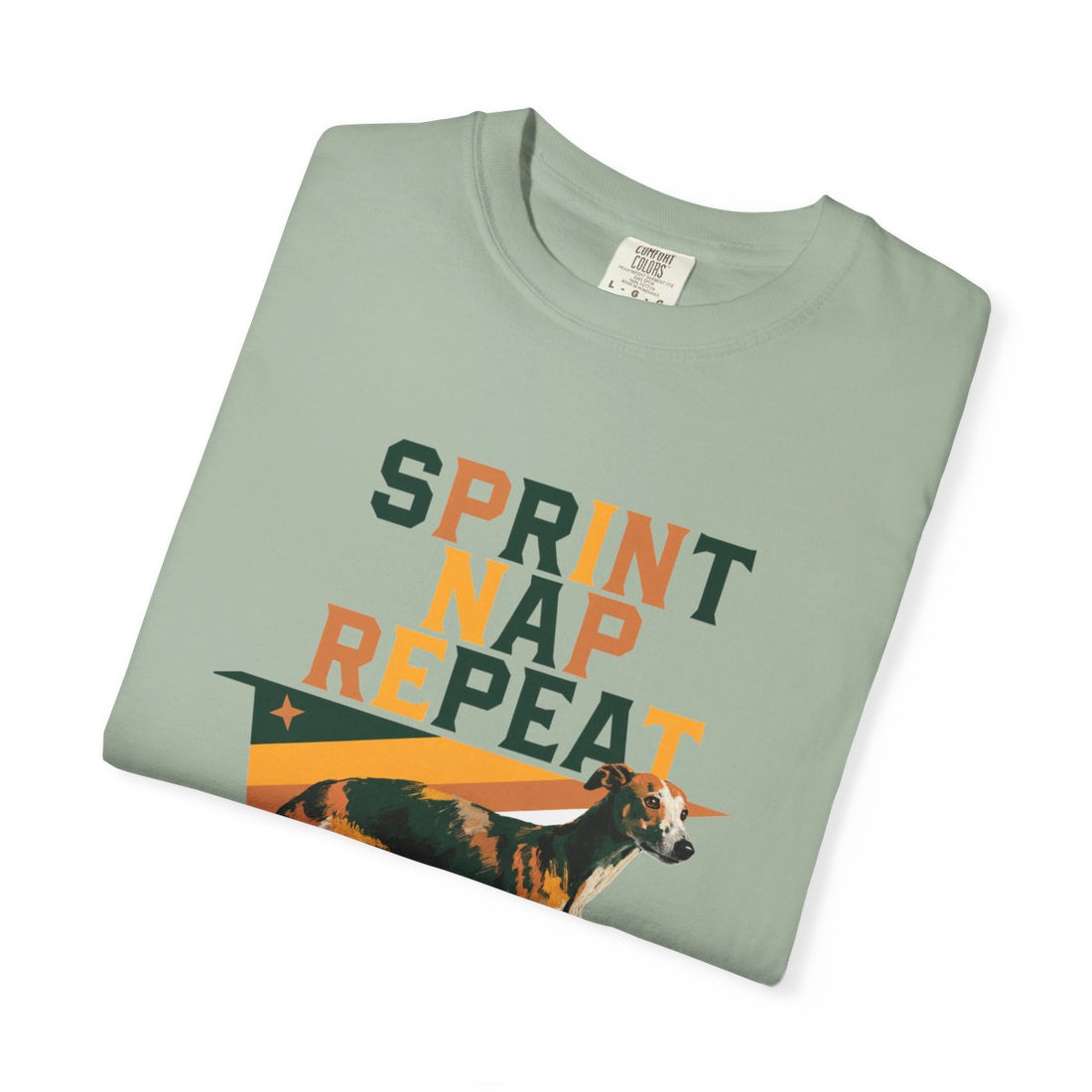Bay — Folded | Whippet 'Sprint Nap Repeat' Garment-Dyed Tee