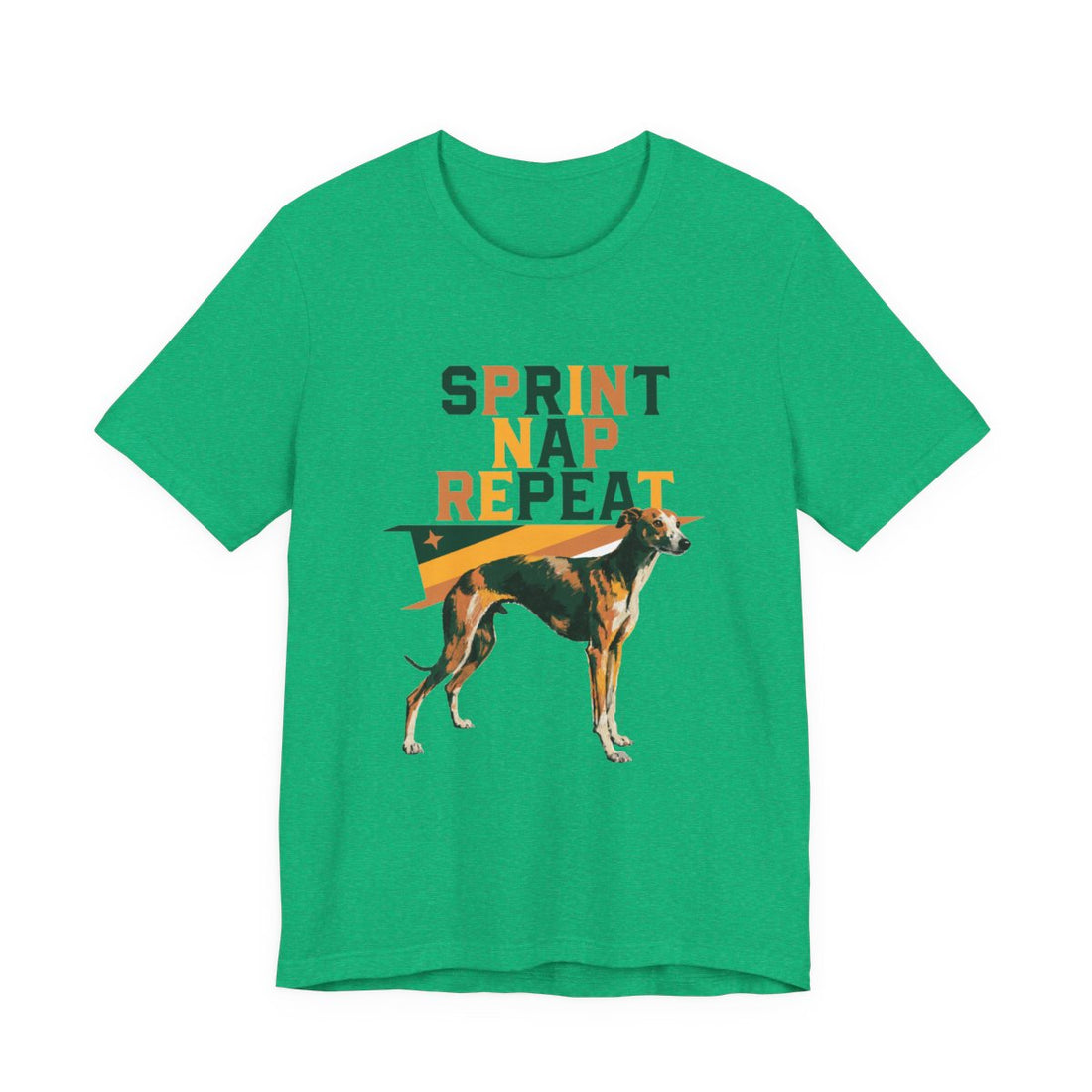 Heather Kelly — Front | Whippet 'Sprint Nap Repeat' Tee