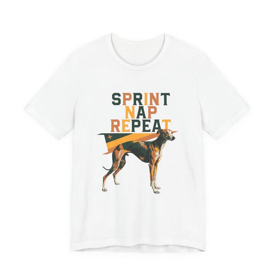 Whippet 'Sprint Nap Repeat' Tee