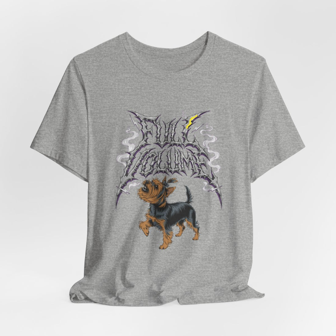 Athletic Heather — Hanging | Yorkshire Terrier 'Full Volume' Tee