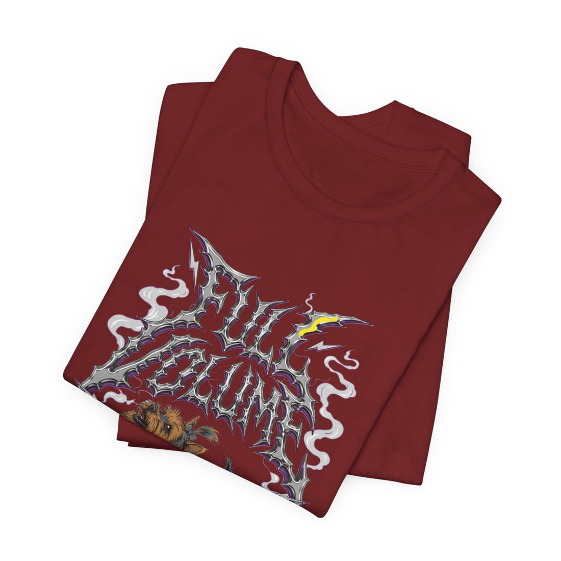 Cardinal — Folded | Yorkshire Terrier 'Full Volume' Tee