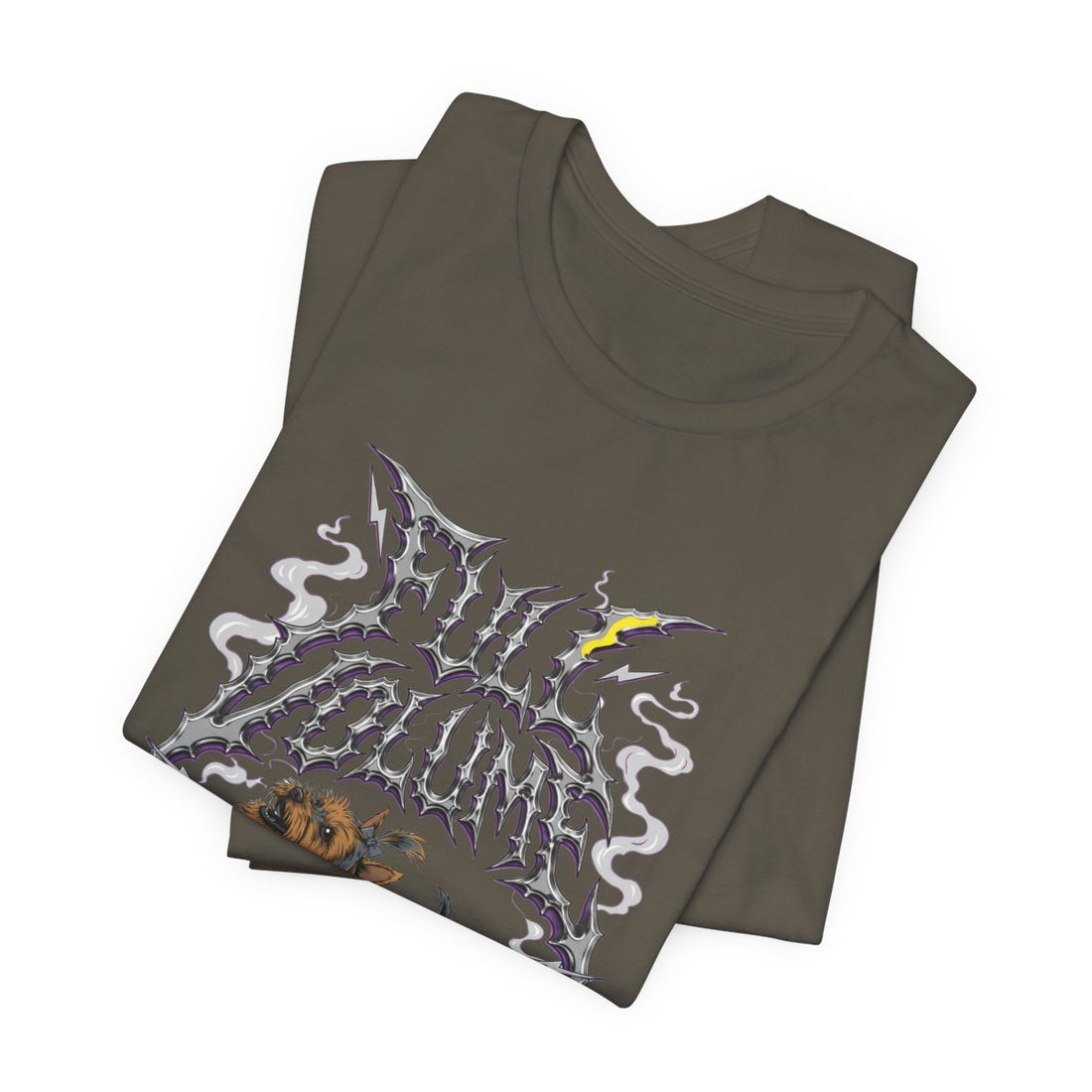 Army — Folded | Yorkshire Terrier 'Full Volume' Tee