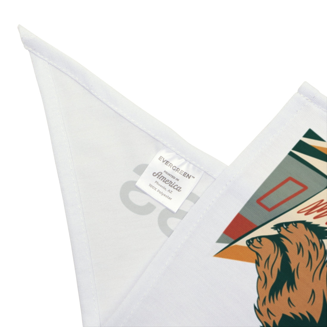20" × 10" — Detail | Yorkshire Terrier Pocket Boss Bandana